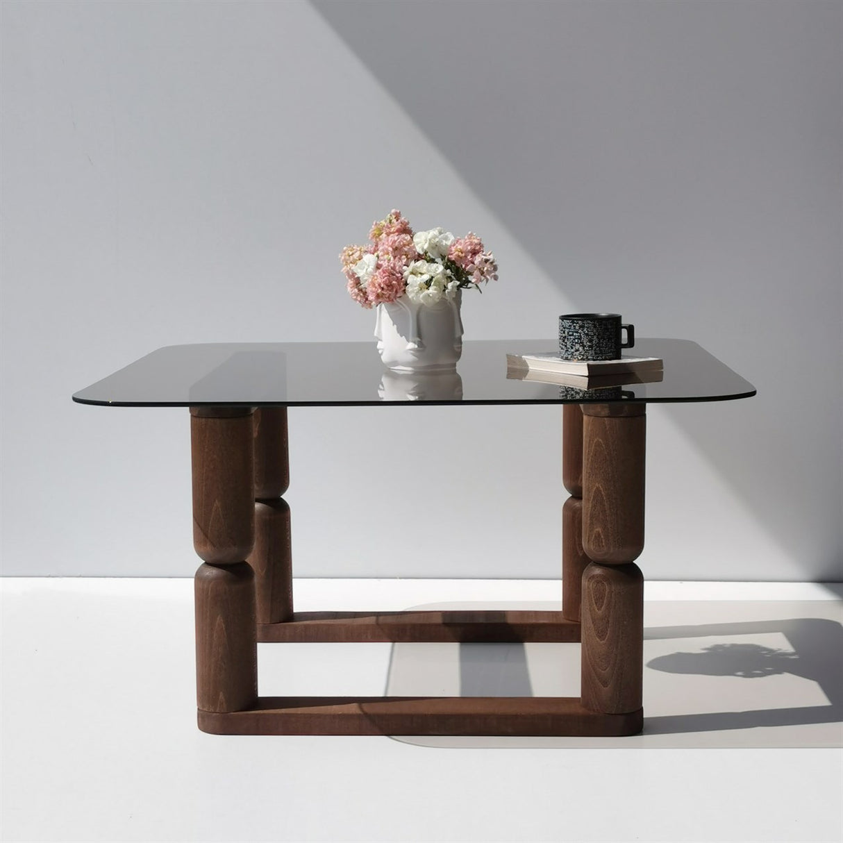 Măsuță de cafea Stoa, Bronze, 80x80x42 cm