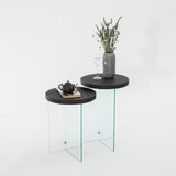 Măsuță de cafea Serenity 2, Diverse culori - Antracit - Transparent | SKU: 552NOS2404 | Măsuță de cafea Serenity 2, varianta Antracit - Transparent, produs pentru amenajarea locuinței, disponibil online în România la CasaMob