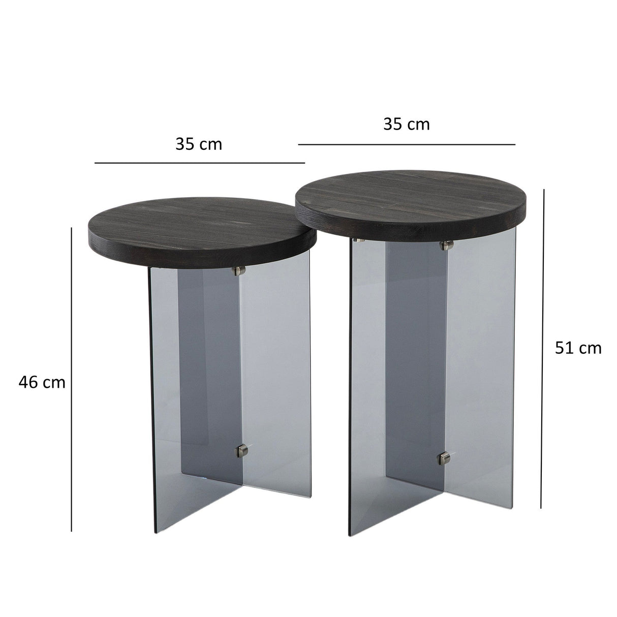 Măsuță de cafea Serenity 2, Diverse culori - Antracit - Gri închis | SKU: 552NOS2406 | Măsuță de cafea Serenity 2, varianta Antracit - Gri închis, produs pentru amenajarea locuinței, disponibil online în România la CasaMob