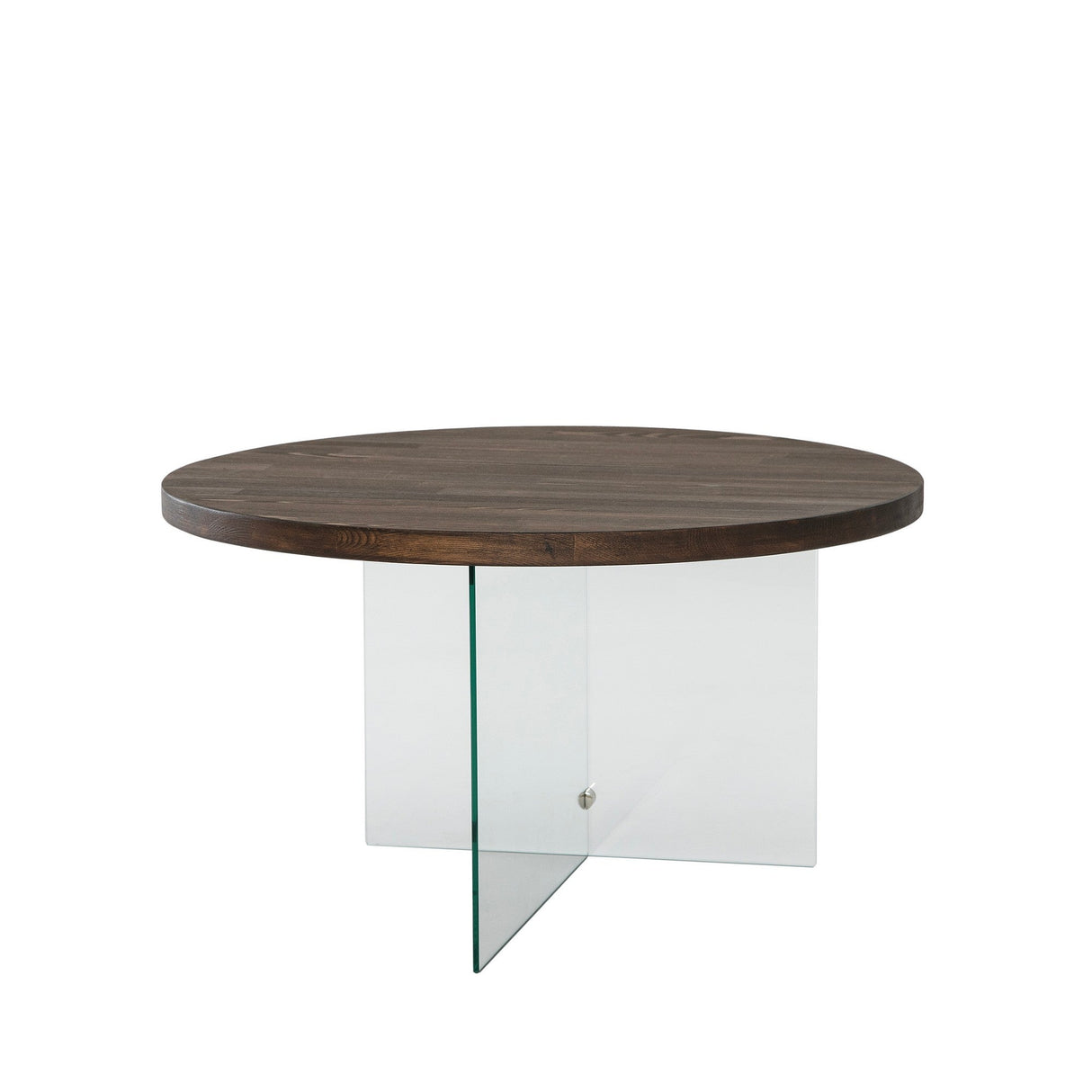 Măsuță de cafea Serenity, Diverse culori - Transparent - Nuc | SKU: 552NOS2407 | Măsuță de cafea Serenity, varianta Transparent - Nuc, produs pentru amenajarea locuinței, disponibil online în România la CasaMob