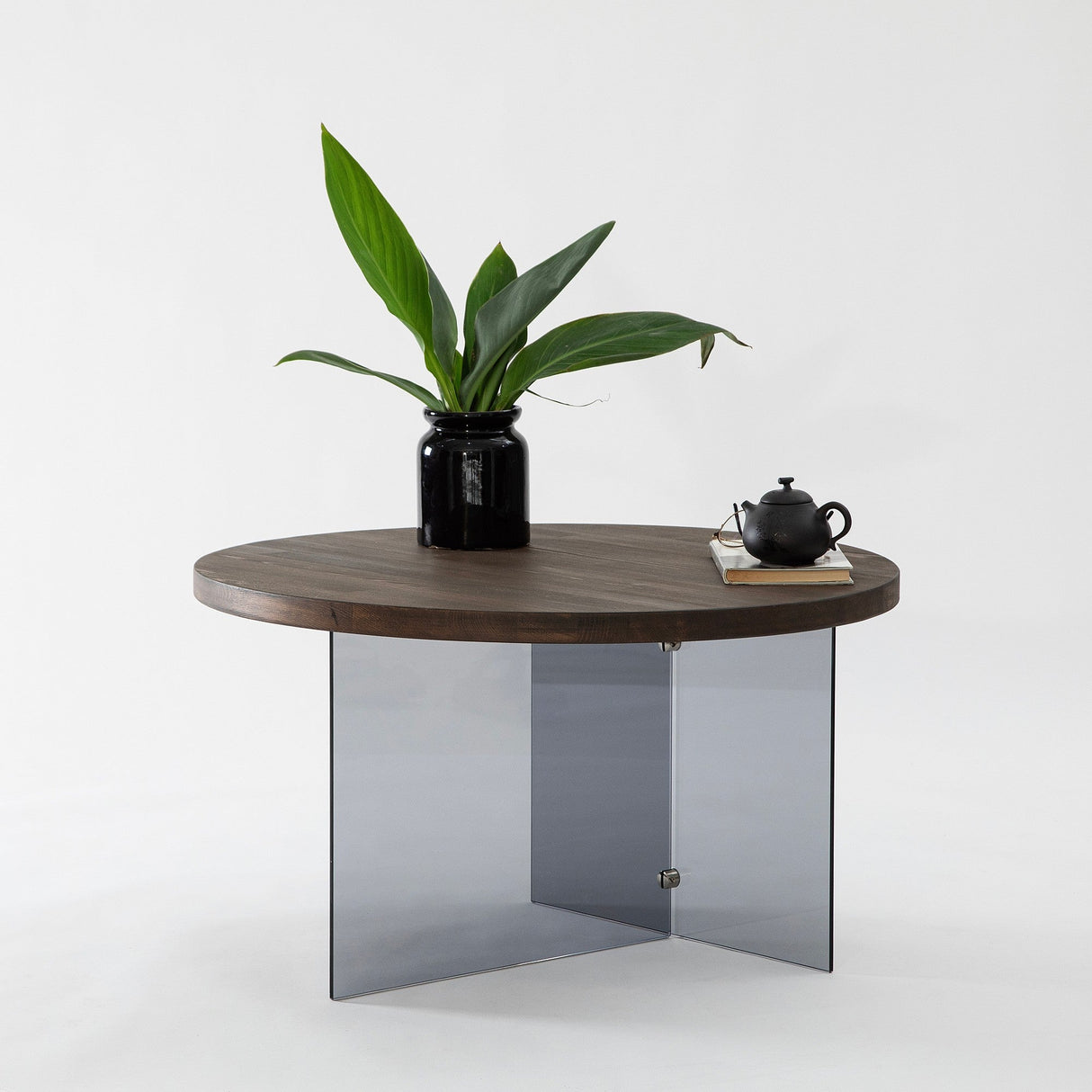 Măsuță de cafea Serenity, Diverse culori - Nuc - Gri închis | SKU: 552NOS2409 | Măsuță de cafea Serenity, varianta Nuc - Gri închis, produs pentru amenajarea locuinței, disponibil online în România la CasaMob