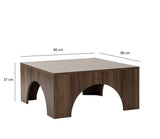 Mobilier Colosseum 80x80 - Walnut, SKU 552NOS2413
