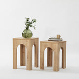 Măsuță de cafea Collesium Set - Sapphire Oak, Stejar