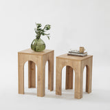 Măsuță de cafea Collesium Set - Sapphire Oak, Stejar