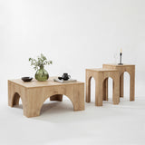 Măsuță de cafea Collesium Set - Sapphire Oak, Stejar