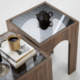 Măsuță de cafea Seine Set, Diverse culori - Nuc - Gri închis | SKU: 552NOS2424 | Măsuță de cafea Seine Set, varianta Nuc - Gri închis, produs pentru amenajarea locuinței, disponibil online în România la CasaMob