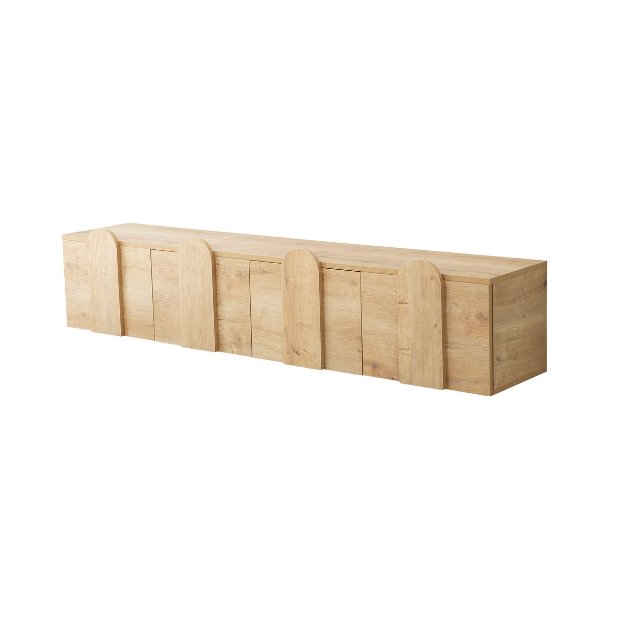 Comodă TV New Line -Sapphire Oak, Stejar, 180x35x35 cm