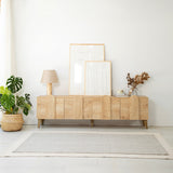 Comodă TV New Line - Sapphire Oak v2, Stejar, 180x35x50 cm