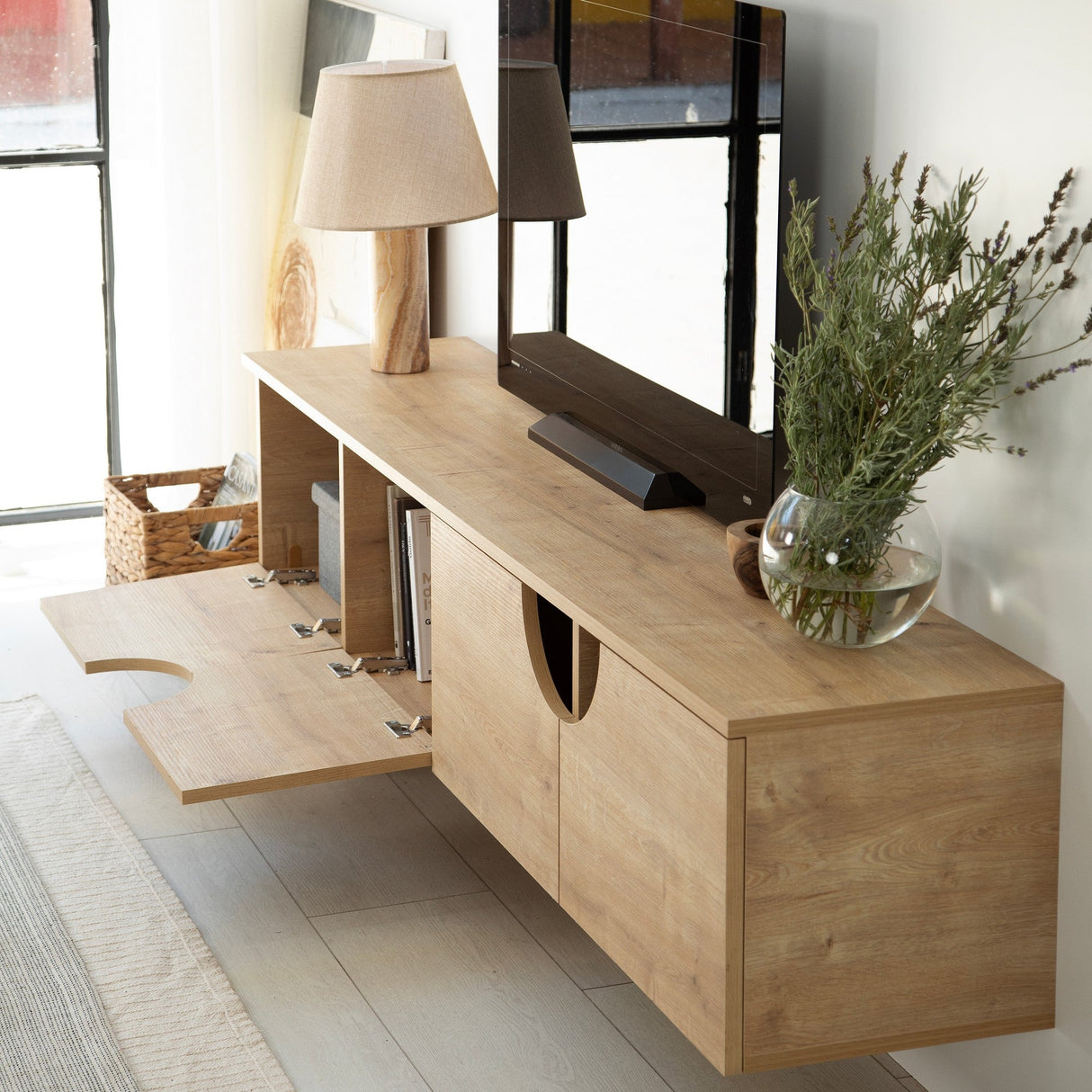 Mobilier Grotte 180x35 - Stejar, SKU 552NOS2437