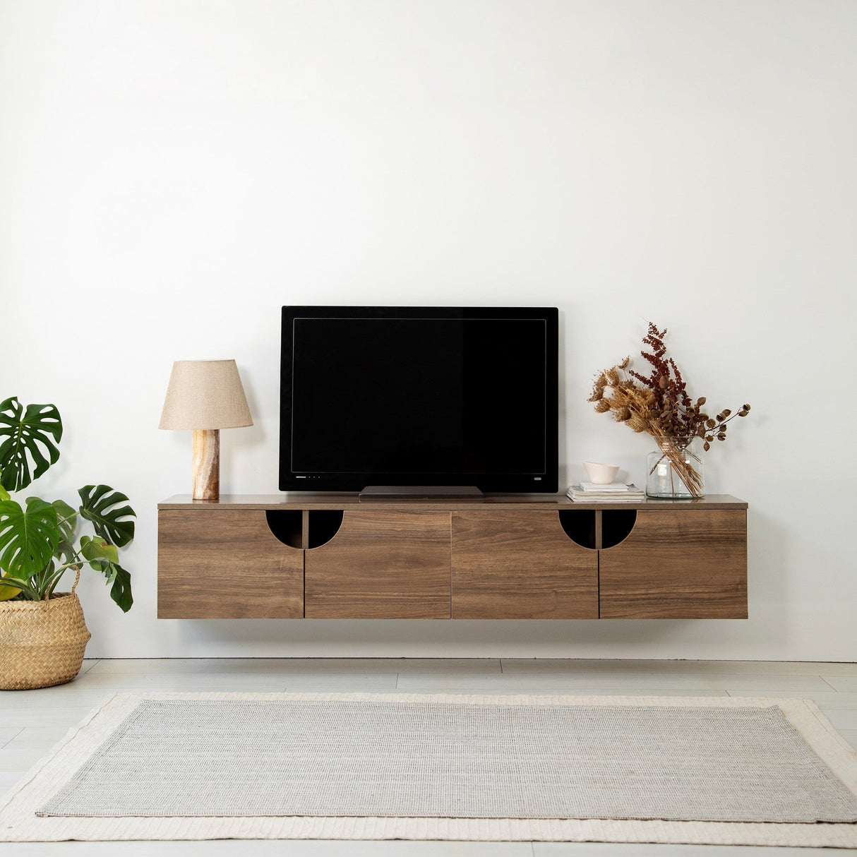 Mobilier Grotte 180x35 - Walnut, SKU 552NOS2437