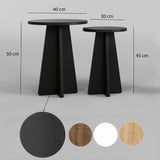 Măsuță de cafea Mushroom 2, Diverse culori, 40x40x50 cm - Negru | SKU: 552NOS2473 | Măsuță de cafea Mushroom 2, 40x40x50 cm, varianta Negru, produs pentru amenajarea locuinței, disponibil online în România la CasaMob