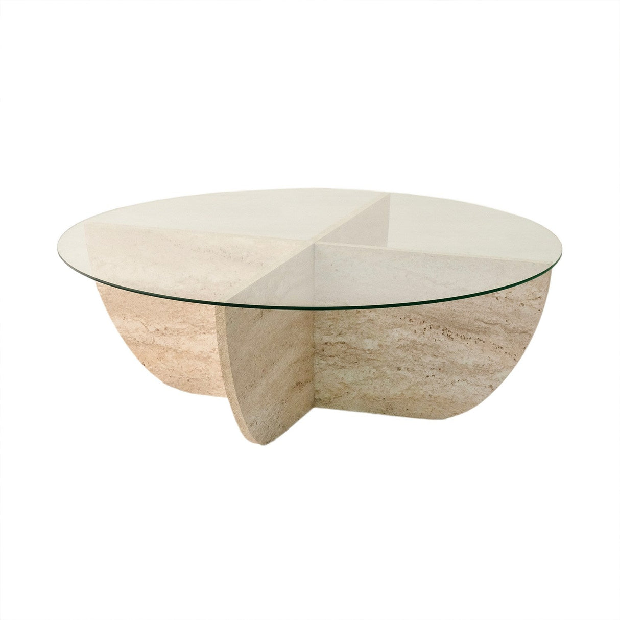 Măsuță de cafea Lily, Diverse culori, Diverse configurații, Diverse dimensiuni - Travertin - Ø90x30 cm - Standard | SKU: 552NOS2499 | Măsuță de cafea Lily, varianta Travertin - Ø90x30 cm - Standard, produs pentru amenajarea locuinței, disponibil online în România la CasaMob