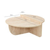 Măsuță de cafea Podium, Diverse culori, Diverse dimensiuni - Travertin - Ø90x35 cm | SKU: 552NOS2502 | Măsuță de cafea Podium, varianta Travertin - Ø90x35 cm, produs pentru amenajarea locuinței, disponibil online în România la CasaMob