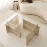 Măsuță de cafea New Escape, Diverse culori, 105x65x40 cm - Travertin | SKU: 552NOS2504 | Măsuță de cafea New Escape, 105x65x40 cm, varianta Travertin, produs pentru amenajarea locuinței, disponibil online în România la CasaMob