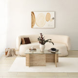 Măsuță de cafea New Escape, Diverse culori, 105x65x40 cm - Travertin | SKU: 552NOS2504 | Măsuță de cafea New Escape, 105x65x40 cm, varianta Travertin, produs pentru amenajarea locuinței, disponibil online în România la CasaMob