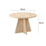 Set de măsuțe de cafea Mushroom, Diverse culori, Diverse configurații, Diverse dimensiuni - Travertin - Ø60x40 cm - Standard | SKU: 552NOS2506 | Set de măsuțe de cafea Mushroom, varianta Travertin - Ø60x40 cm - Standard, produs pentru amenajarea locuinței, disponibil online în România la CasaMob