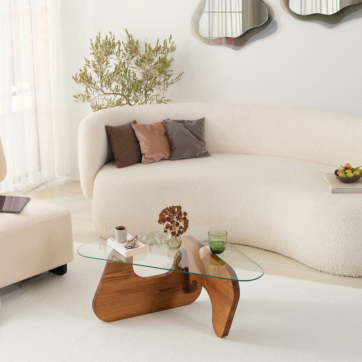 Măsuță de cafea Freya, Diverse culori, Diverse configurații, Diverse dimensiuni - Castaniu - 86x66x36 cm - Standard | SKU: 552NOS2541 | Măsuță de cafea Freya, varianta Castaniu - 86x66x36 cm - Standard, produs pentru amenajarea locuinței, disponibil online în România la CasaMob