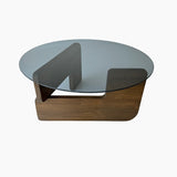 Măsuță de cafea Mia, Diverse culori, 75x75x35 cm - Nuc - Fumuriu | SKU: 552NOS2543 | Măsuță de cafea Mia, 75x75x35 cm, varianta Nuc - Fumuriu, produs pentru amenajarea locuinței, disponibil online în România la CasaMob