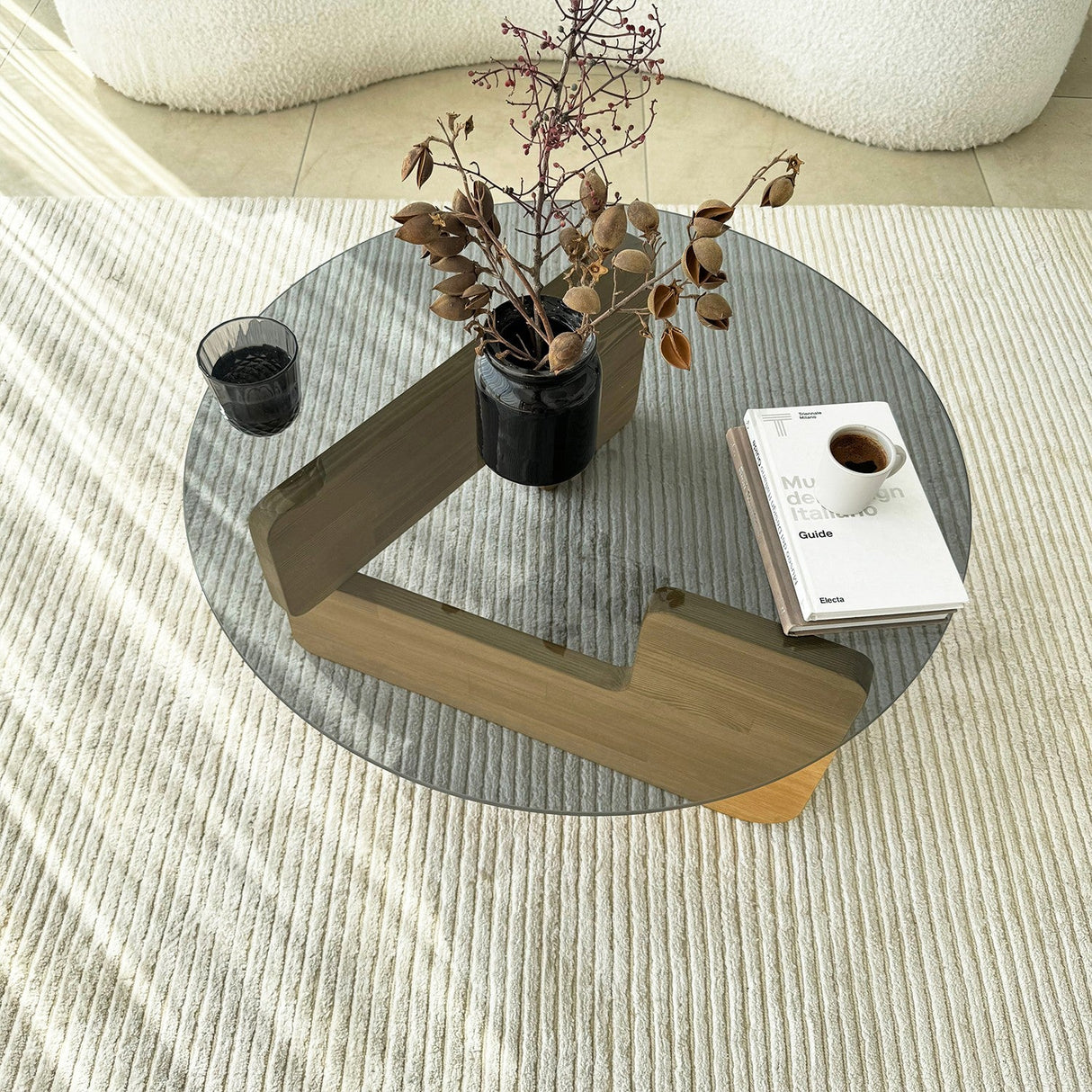 Măsuță de cafea Mia, Diverse culori, 75x75x35 cm - Stejar - Fumuriu | SKU: 552NOS2545 | Măsuță de cafea Mia, 75x75x35 cm, varianta Stejar - Fumuriu, produs pentru amenajarea locuinței, disponibil online în România la CasaMob
