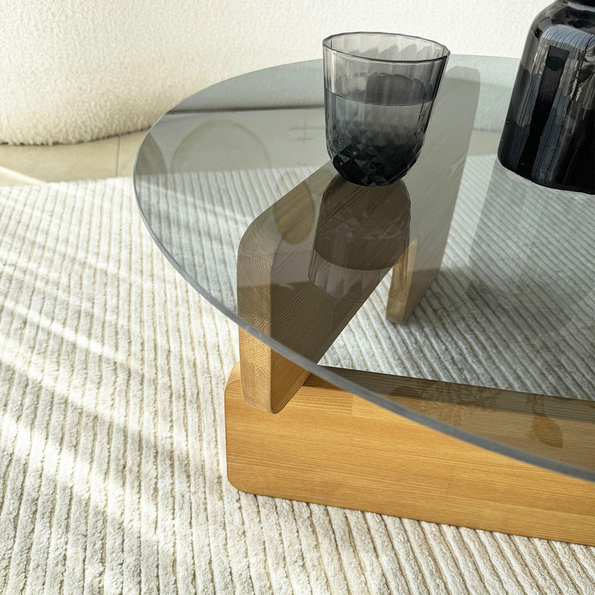 Măsuță de cafea Mia, Diverse culori, 75x75x35 cm - Stejar - Fumuriu | SKU: 552NOS2545 | Măsuță de cafea Mia, 75x75x35 cm, varianta Stejar - Fumuriu, produs pentru amenajarea locuinței, disponibil online în România la CasaMob