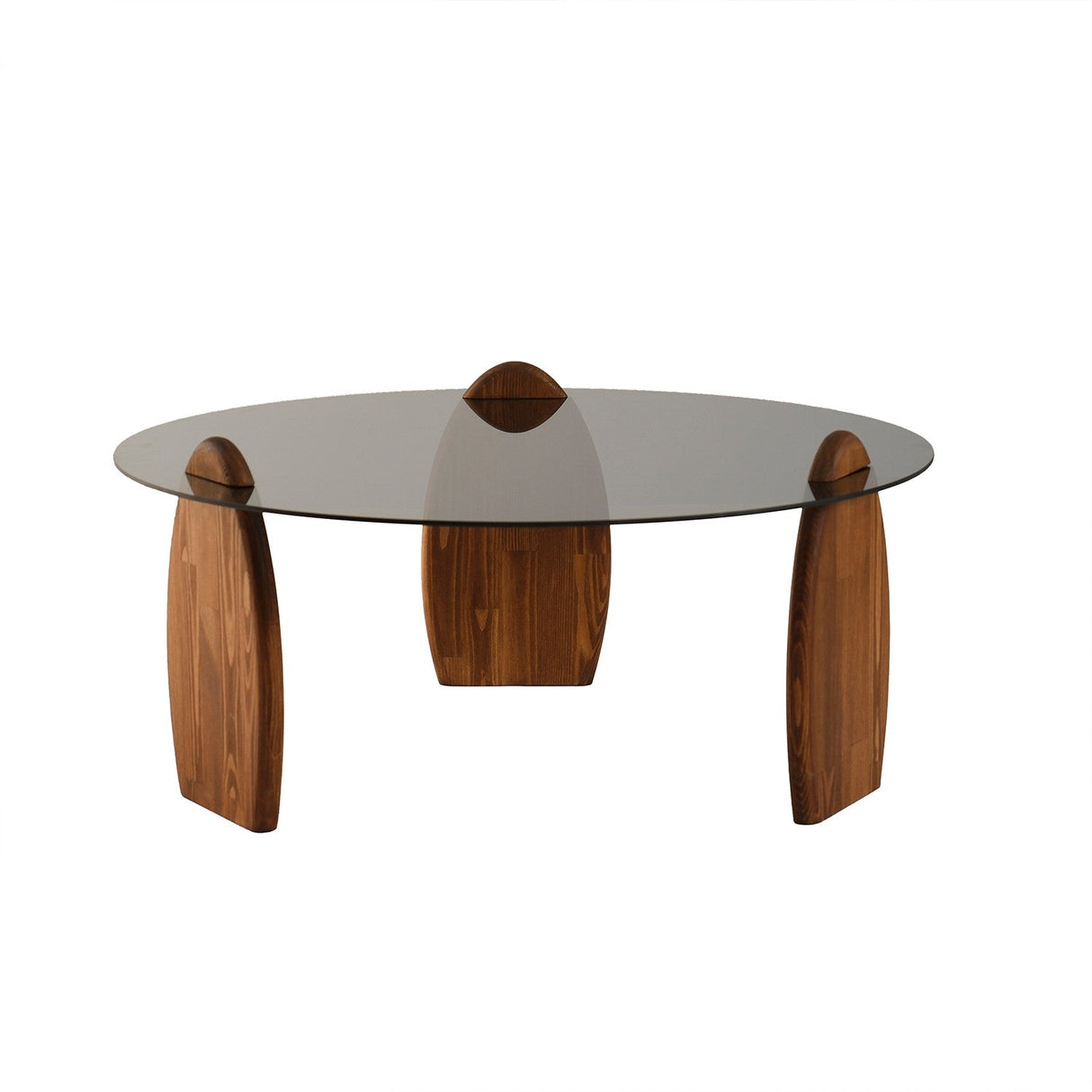 Măsuță de cafea Surf, Diverse culori, 90x90x41 cm - Castaniu - Fumuriu | SKU: 552NOS2547 | Măsuță de cafea Surf, 90x90x41 cm, varianta Castaniu - Fumuriu, produs pentru amenajarea locuinței, disponibil online în România la CasaMob