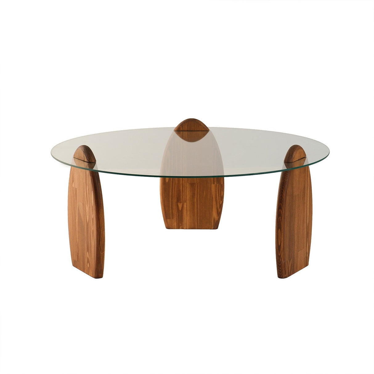 Măsuță de cafea Surf, Diverse culori, 90x90x41 cm - Castaniu - Transparent | SKU: 552NOS2548 | Măsuță de cafea Surf, 90x90x41 cm, varianta Castaniu - Transparent, produs pentru amenajarea locuinței, disponibil online în România la CasaMob