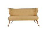 Canapea fixă 2 locuri Bienville, Diverse culori, 141x73x77 cm - Milky brown | SKU: 558ZEN1202 | Canapea fixă 2 locuri Bienville, 141x73x77 cm, varianta Milky brown, produs pentru amenajarea locuinței, disponibil online în România la CasaMob