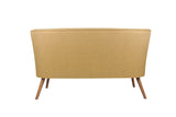 Canapea fixă 2 locuri Bienville, Diverse culori, 141x73x77 cm - Milky brown | SKU: 558ZEN1202 | Canapea fixă 2 locuri Bienville, 141x73x77 cm, varianta Milky brown, produs pentru amenajarea locuinței, disponibil online în România la CasaMob