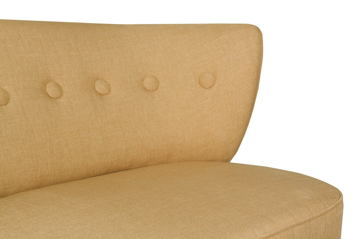 Canapea fixă 2 locuri Bienville, Diverse culori, 141x73x77 cm - Milky brown | SKU: 558ZEN1202 | Canapea fixă 2 locuri Bienville, 141x73x77 cm, varianta Milky brown, produs pentru amenajarea locuinței, disponibil online în România la CasaMob