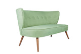 Canapea fixă 2 locuri Bienville, Diverse culori, 141x73x77 cm - Petrol green | SKU: 558ZEN1205 | Canapea fixă 2 locuri Bienville, 141x73x77 cm, varianta Petrol green, produs pentru amenajarea locuinței, disponibil online în România la CasaMob