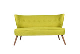 Canapea fixă 2 locuri Bienville, Diverse culori, 141x73x77 cm - Peanut green | SKU: 558ZEN1206 | Canapea fixă 2 locuri Bienville, 141x73x77 cm, varianta Peanut green, produs pentru amenajarea locuinței, disponibil online în România la CasaMob