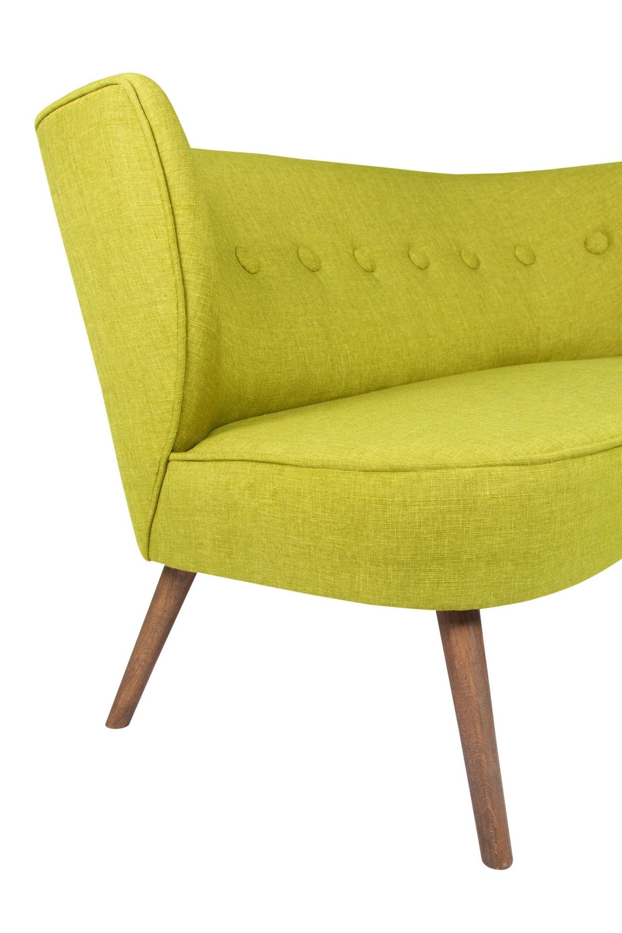 Canapea fixă 2 locuri Bienville, Diverse culori, 141x73x77 cm - Peanut green | SKU: 558ZEN1206 | Canapea fixă 2 locuri Bienville, 141x73x77 cm, varianta Peanut green, produs pentru amenajarea locuinței, disponibil online în România la CasaMob