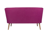 Canapea fixă 2 locuri Bienville, Diverse culori, 141x73x77 cm - Mov | SKU: 558ZEN1210 | Canapea fixă 2 locuri Bienville, 141x73x77 cm, varianta Mov, produs pentru amenajarea locuinței, disponibil online în România la CasaMob