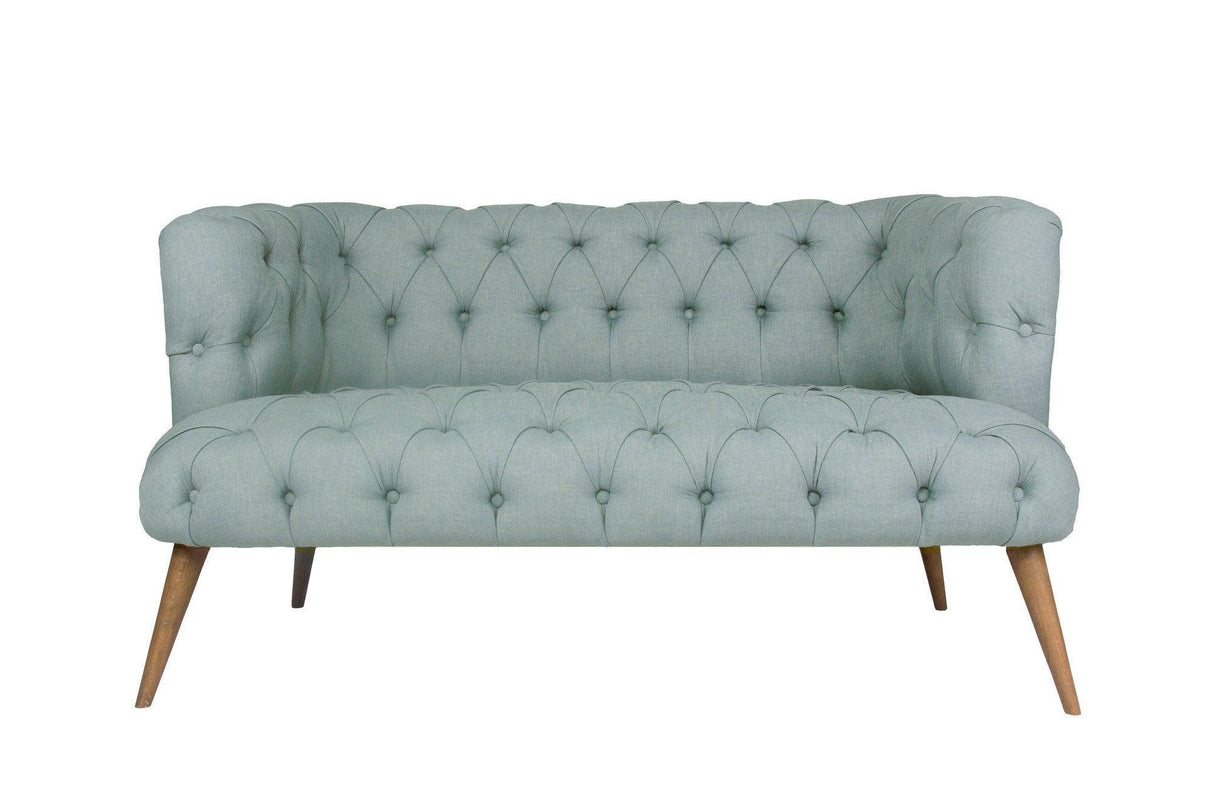 Canapea fixă 2 locuri West Monroe, Diverse culori, 140x75x76 cm - Indigo blue | SKU: 558ZEN1224 | Canapea fixă 2 locuri West Monroe, 140x75x76 cm, varianta Indigo blue, produs pentru amenajarea locuinței, disponibil online în România la CasaMob
