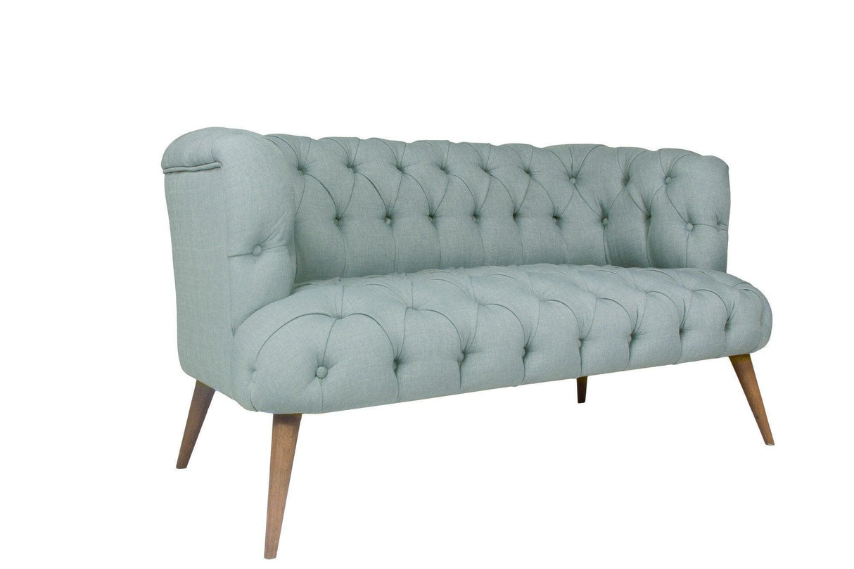 Canapea fixă 2 locuri West Monroe, Diverse culori, 140x75x76 cm - Indigo blue | SKU: 558ZEN1224 | Canapea fixă 2 locuri West Monroe, 140x75x76 cm, varianta Indigo blue, produs pentru amenajarea locuinței, disponibil online în România la CasaMob