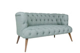 Canapea fixă 2 locuri West Monroe, Diverse culori, 140x75x76 cm - Indigo blue | SKU: 558ZEN1224 | Canapea fixă 2 locuri West Monroe, 140x75x76 cm, varianta Indigo blue, produs pentru amenajarea locuinței, disponibil online în România la CasaMob