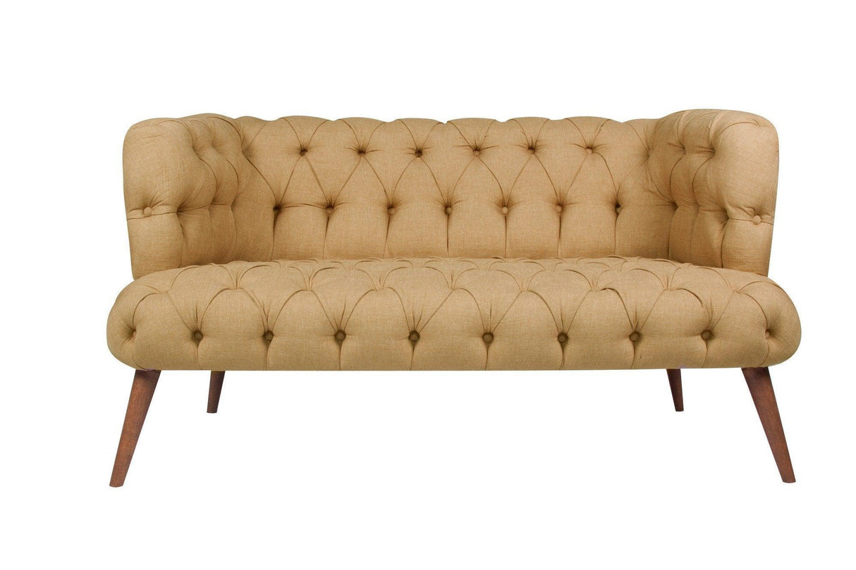 Canapea fixă 2 locuri West Monroe, Diverse culori, 140x75x76 cm - Milky brown | SKU: 558ZEN1222 | Canapea fixă 2 locuri West Monroe, 140x75x76 cm, varianta Milky brown, produs pentru amenajarea locuinței, disponibil online în România la CasaMob