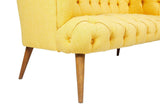 Canapea fixă 2 locuri West Monroe, Diverse culori, 140x75x76 cm - Galben | SKU: 558ZEN1227 | Canapea fixă 2 locuri West Monroe, 140x75x76 cm, varianta Galben, produs pentru amenajarea locuinței, disponibil online în România la CasaMob