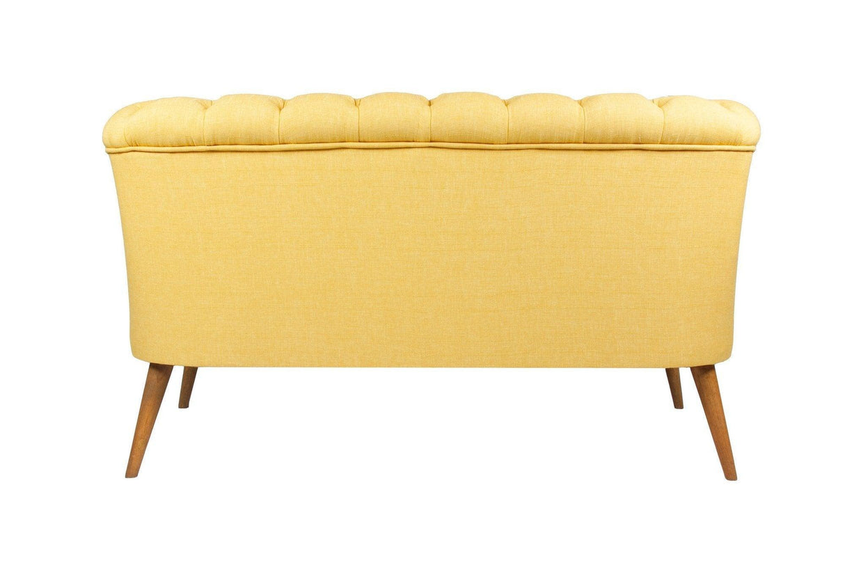 Canapea fixă 2 locuri West Monroe, Diverse culori, 140x75x76 cm - Galben | SKU: 558ZEN1227 | Canapea fixă 2 locuri West Monroe, 140x75x76 cm, varianta Galben, produs pentru amenajarea locuinței, disponibil online în România la CasaMob