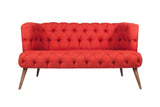Canapea fixă 2 locuri West Monroe, Diverse culori, 140x75x76 cm - Roșu cărămiziu | SKU: 558ZEN1229 | Canapea fixă 2 locuri West Monroe, 140x75x76 cm, varianta Roșu cărămiziu, produs pentru amenajarea locuinței, disponibil online în România la CasaMob