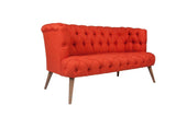 Canapea fixă 2 locuri West Monroe, Diverse culori, 140x75x76 cm - Roșu cărămiziu | SKU: 558ZEN1229 | Canapea fixă 2 locuri West Monroe, 140x75x76 cm, varianta Roșu cărămiziu, produs pentru amenajarea locuinței, disponibil online în România la CasaMob