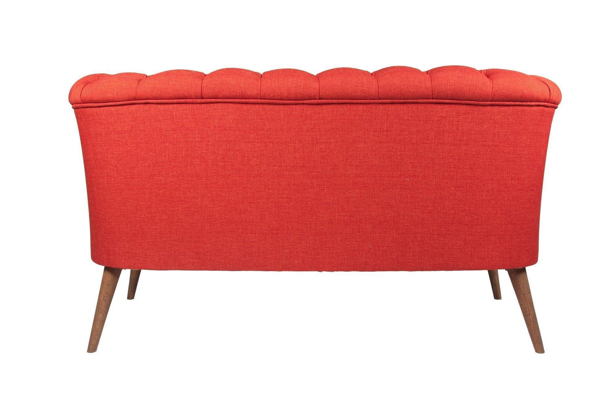 Canapea fixă 2 locuri West Monroe, Diverse culori, 140x75x76 cm - Roșu cărămiziu | SKU: 558ZEN1229 | Canapea fixă 2 locuri West Monroe, 140x75x76 cm, varianta Roșu cărămiziu, produs pentru amenajarea locuinței, disponibil online în România la CasaMob