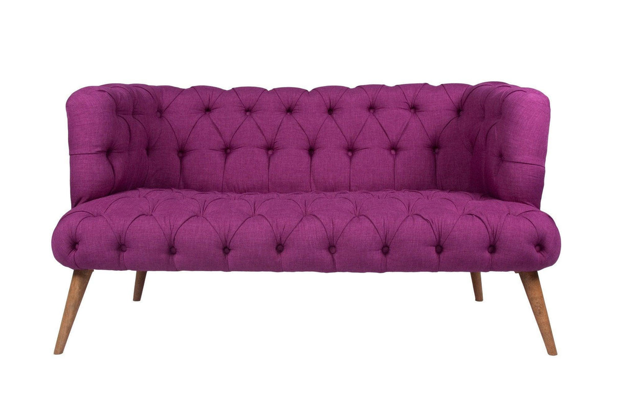 Canapea fixă 2 locuri West Monroe, Diverse culori, 140x75x76 cm - Mov | SKU: 558ZEN1230 | Canapea fixă 2 locuri West Monroe, 140x75x76 cm, varianta Mov, produs pentru amenajarea locuinței, disponibil online în România la CasaMob