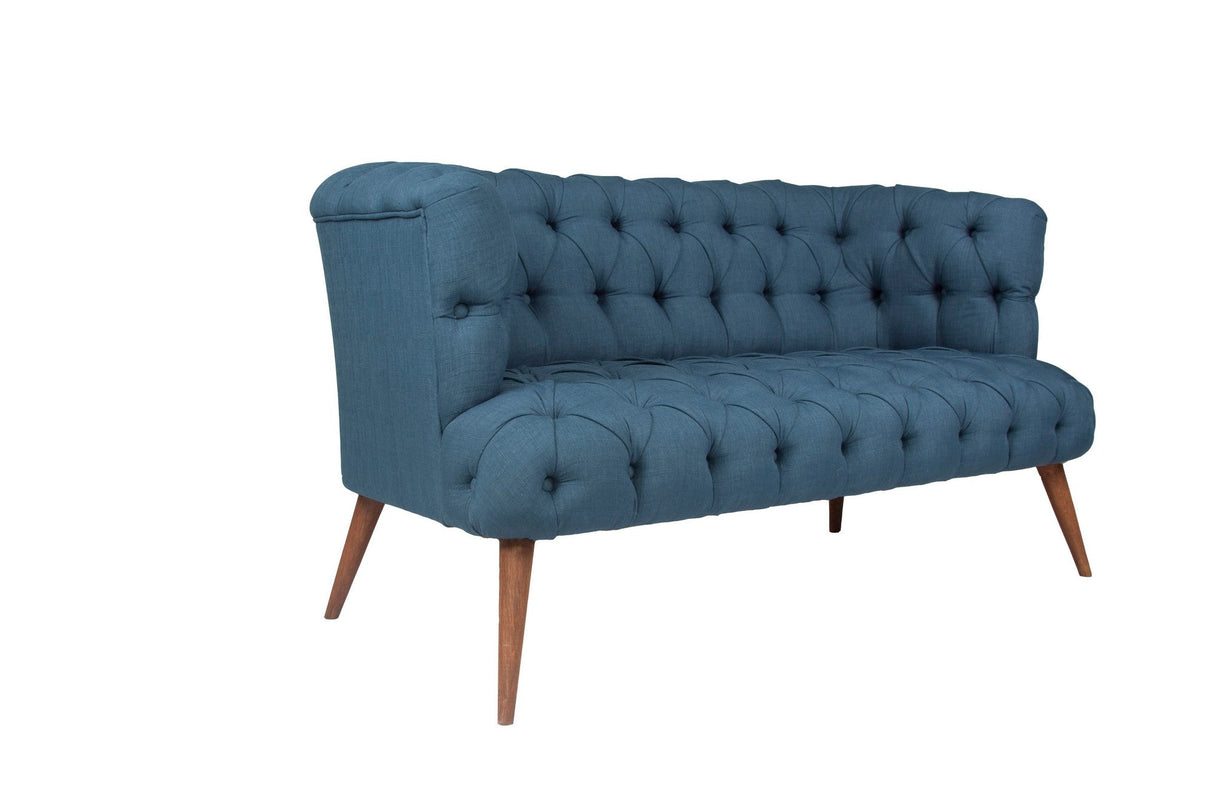 Canapea fixă 2 locuri West Monroe, Diverse culori, 140x75x76 cm - Night blue | SKU: 558ZEN1228 | Canapea fixă 2 locuri West Monroe, 140x75x76 cm, varianta Night blue, produs pentru amenajarea locuinței, disponibil online în România la CasaMob