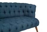 Canapea fixă 2 locuri West Monroe, Diverse culori, 140x75x76 cm - Night blue | SKU: 558ZEN1228 | Canapea fixă 2 locuri West Monroe, 140x75x76 cm, varianta Night blue, produs pentru amenajarea locuinței, disponibil online în România la CasaMob