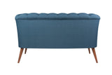 Canapea fixă 2 locuri West Monroe, Diverse culori, 140x75x76 cm - Night blue | SKU: 558ZEN1228 | Canapea fixă 2 locuri West Monroe, 140x75x76 cm, varianta Night blue, produs pentru amenajarea locuinței, disponibil online în România la CasaMob