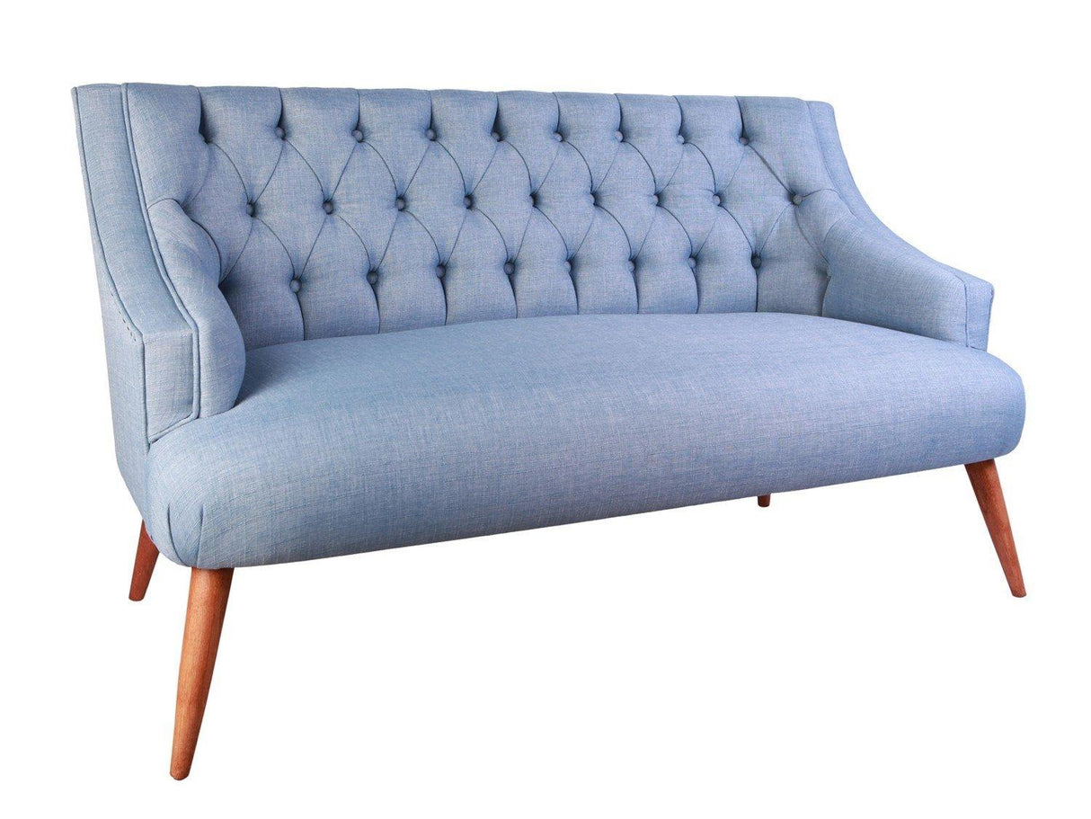 Canapea fixă 2 locuri Lamont, Diverse culori, 140x74x80 cm - Indigo blue | SKU: 558ZEN1234 | Canapea fixă 2 locuri Lamont, 140x74x80 cm, varianta Indigo blue, produs pentru amenajarea locuinței, disponibil online în România la CasaMob