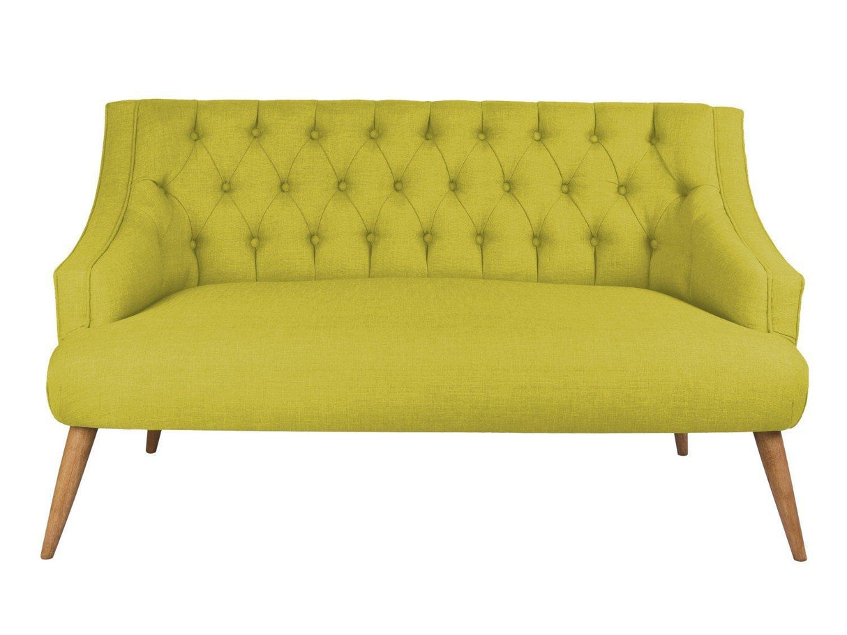 Canapea fixă 2 locuri Lamont, Diverse culori, 140x74x80 cm - Pistachio green | SKU: 558ZEN1236 | Canapea fixă 2 locuri Lamont, 140x74x80 cm, varianta Pistachio green, produs pentru amenajarea locuinței, disponibil online în România la CasaMob