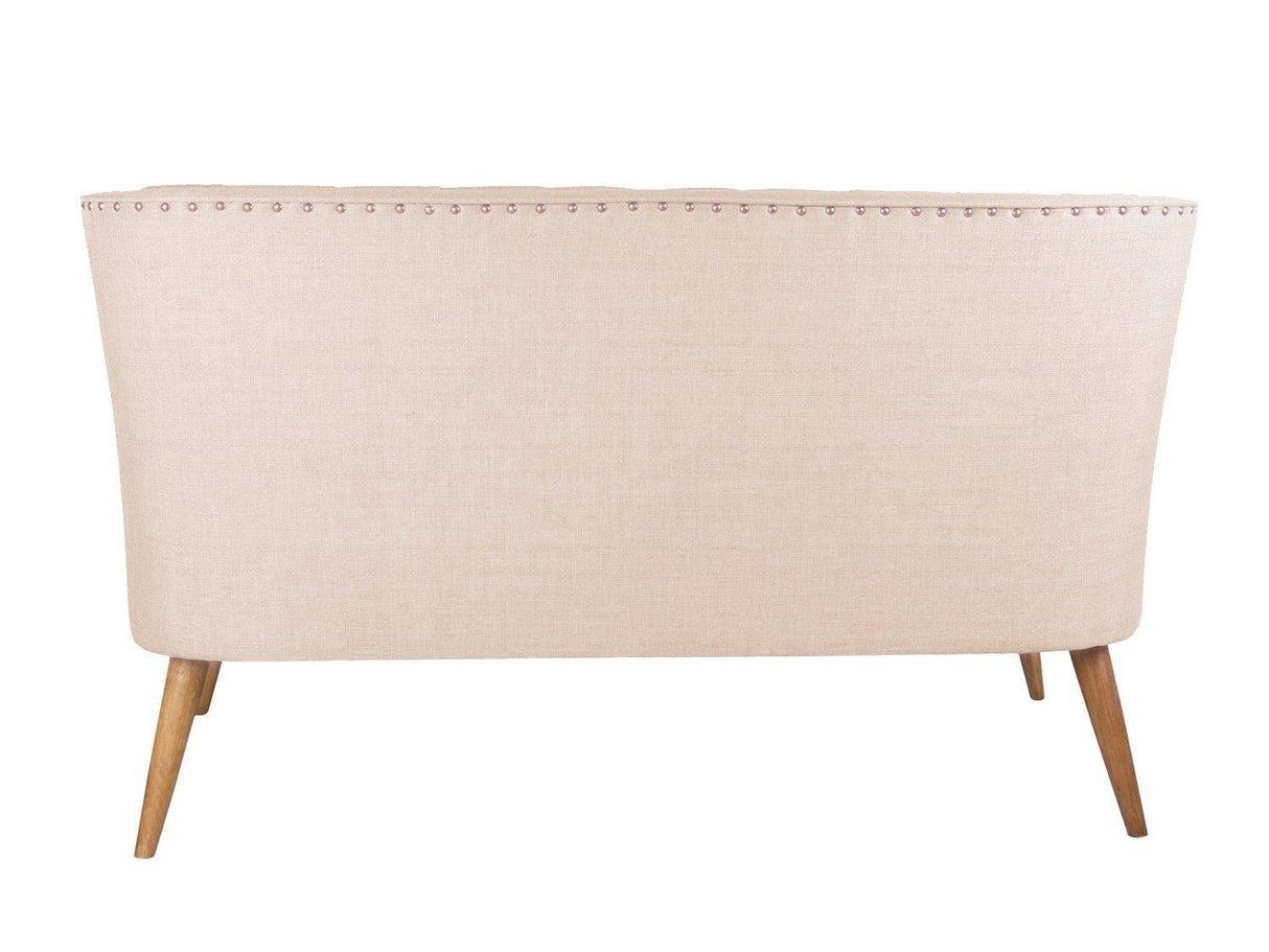 Canapea fixă 2 locuri Lamont, Diverse culori, 140x74x80 cm - Crem | SKU: 558ZEN1231 | Canapea fixă 2 locuri Lamont, 140x74x80 cm, varianta Crem, produs pentru amenajarea locuinței, disponibil online în România la CasaMob