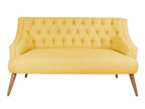 Canapea fixă 2 locuri Lamont, Diverse culori, 140x74x80 cm - Galben | SKU: 558ZEN1237 | Canapea fixă 2 locuri Lamont, 140x74x80 cm, varianta Galben, produs pentru amenajarea locuinței, disponibil online în România la CasaMob